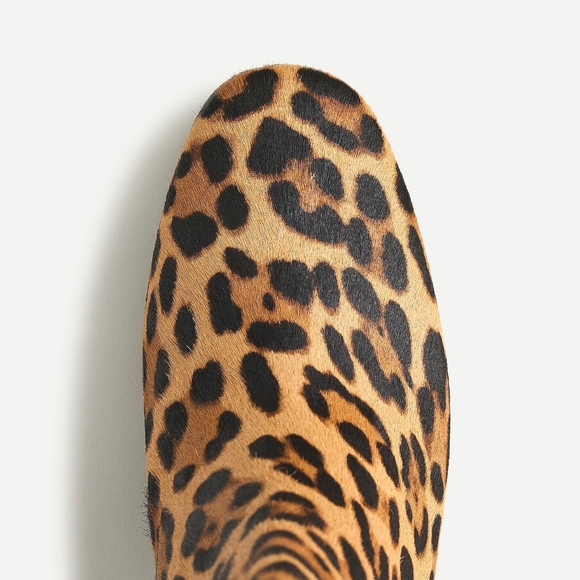 🆕️ J Crew Willa Calf Hair Ankle Boots Leopard - Picture 3 of 8